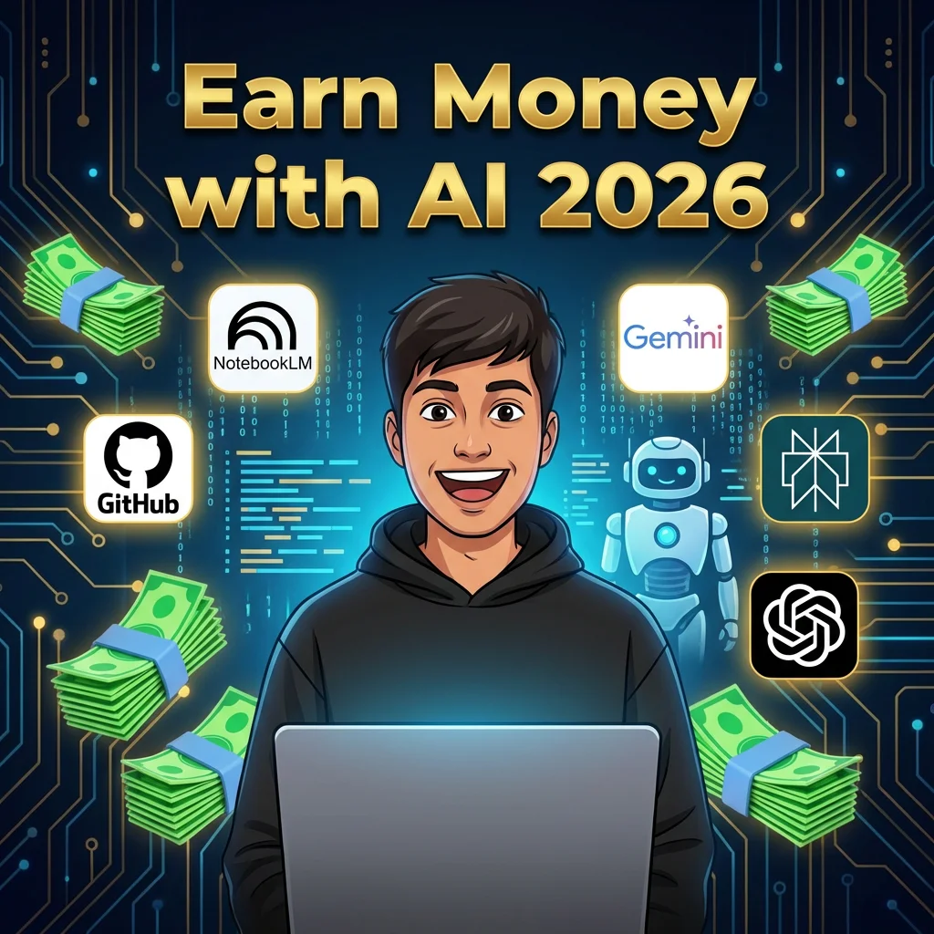 Five Realistic Ways to Earn Money With AI in India (From a Developer + Creator)
