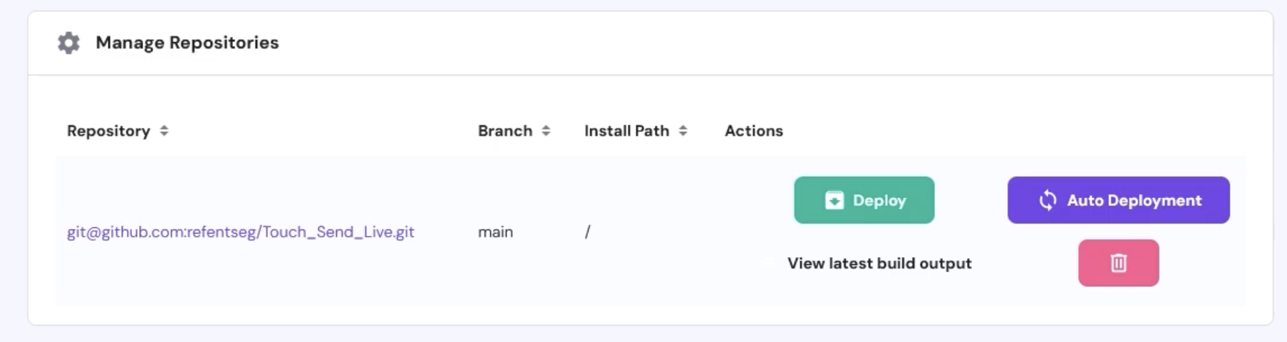 Step 3 โ Enable Auto Deployment