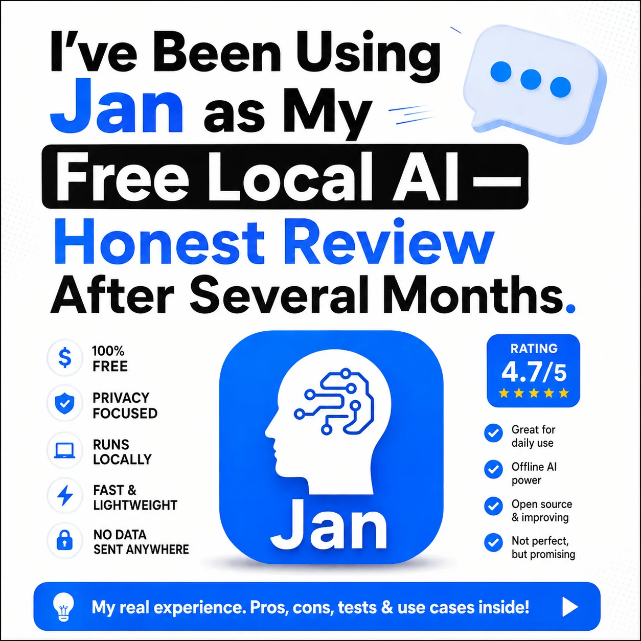Jan Local AI — Honest Review, Setup, and When I Pick It Over Claude